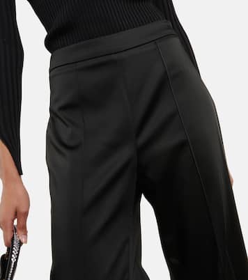 Jordana duchess satin bootcut pants | Simkhai
