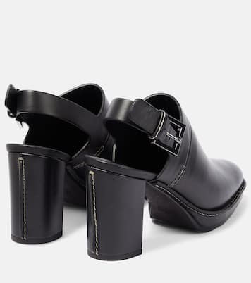 Slingback-Pumps Clos aus Leder | Max Mara