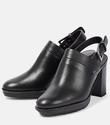 Slingback-Pumps Clos aus Leder | Max Mara