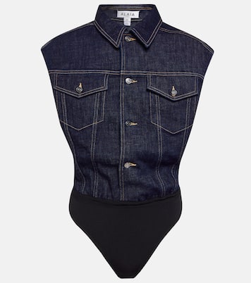 Body di jeans in misto cotone | Alaïa