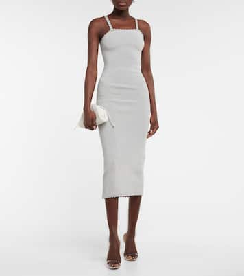 Abito midi in jersey | Victoria Beckham