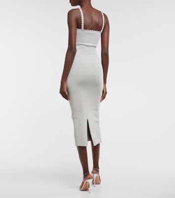 Abito midi in jersey | Victoria Beckham