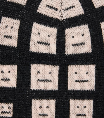 Berretto Face in jacquard di lana | Acne Studios Kids