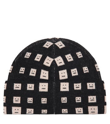 Berretto Face in jacquard di lana | Acne Studios Kids
