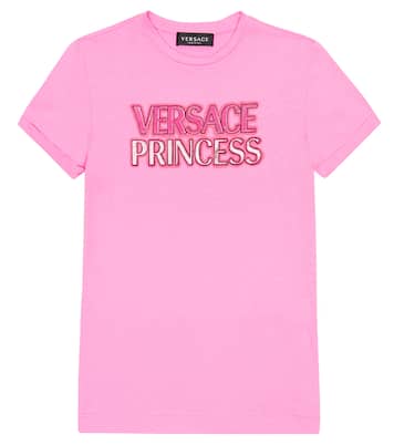 Bedrucktes Kleid aus Baumwolle | Versace Kids