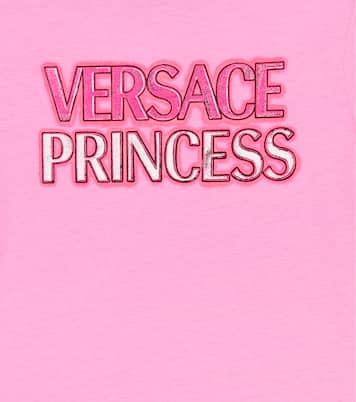 Bedrucktes Kleid aus Baumwolle | Versace Kids
