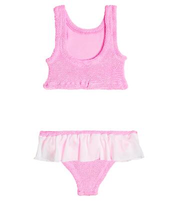 Baby - Bikini Olive con volant | Hunza G Kids