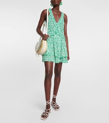 Mae floral ruffle-trimmed minidress | Poupette St Barth