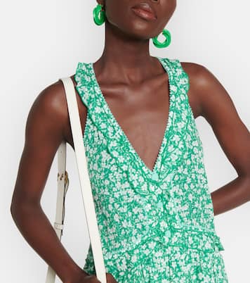 Mae floral ruffle-trimmed minidress | Poupette St Barth