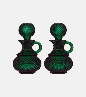 Juego de aceitera y vinagrera Galeano de vidrio | Cabana