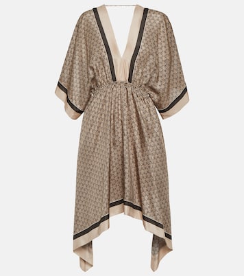 Printed silk kaftan | Brunello Cucinelli