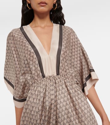Printed silk kaftan | Brunello Cucinelli