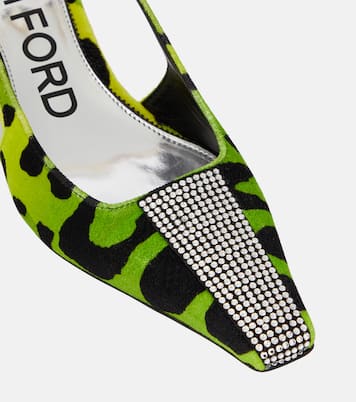 Escarpins en velours à ornements | Tom Ford