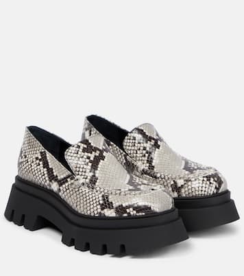 Mocassins à plateforme en cuir embossé | Dorothee Schumacher
