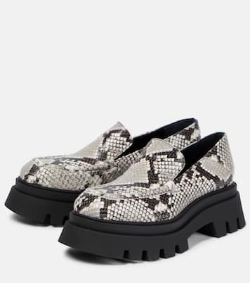 Mocassins à plateforme en cuir embossé | Dorothee Schumacher