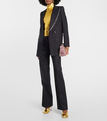 Pumps aus Metallic-Leder | Dries Van Noten