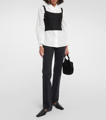 Camisa Lago en popelín de algodón | Khaite