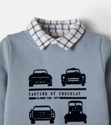 Baby Set aus Sweatshirt, Hemd und Hose | Tartine et Chocolat