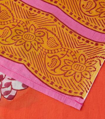 Tea Flower muslin beach towel | Lisa Corti