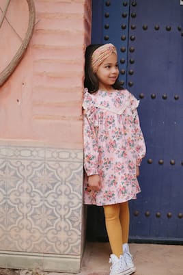Vestido de algodón estampado | Louise Misha