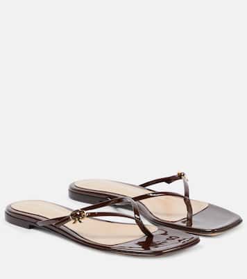 Sandali infradito in vernice | Gianvito Rossi
