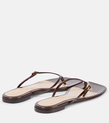 Sandali infradito in vernice | Gianvito Rossi