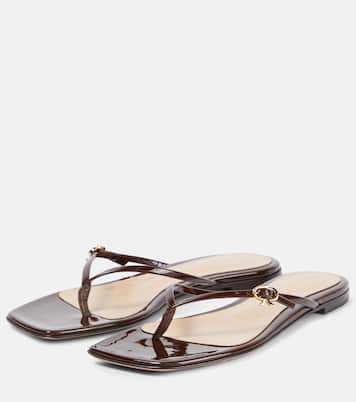 Sandali infradito in vernice | Gianvito Rossi