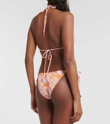 Miami printed low-rise bikini bottoms  | Melissa Odabash