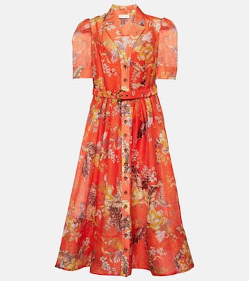 Hemdblusenkleid Matchmaker aus Leinen und Seide | Zimmermann