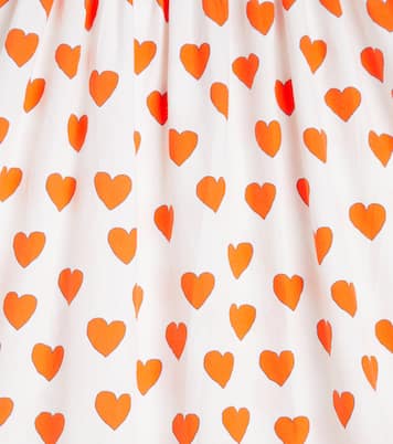 Abito Hearts in popeline a punto smock | Tinycottons