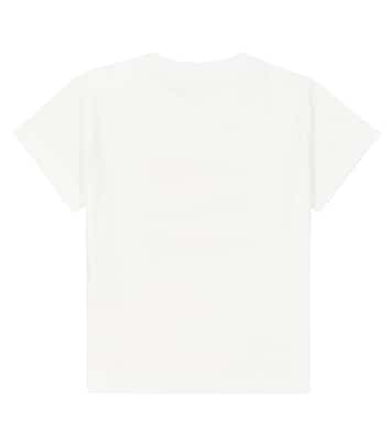 T-shirt in jersey di cotone con stampa | Il Gufo