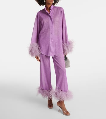 Pantalon Lumière Plumage à plumes | Oséree