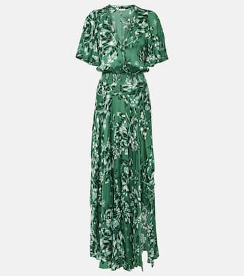 Mabelle satin midi dress | Poupette St Barth