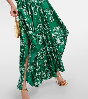 Mabelle satin midi dress | Poupette St Barth