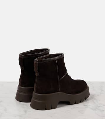 Ankle Boots Stormy aus Veloursleder | Gianvito Rossi
