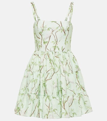 Lima printed linen minidress | Agua by Agua Bendita
