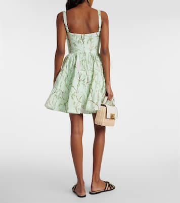 Lima printed linen minidress | Agua by Agua Bendita