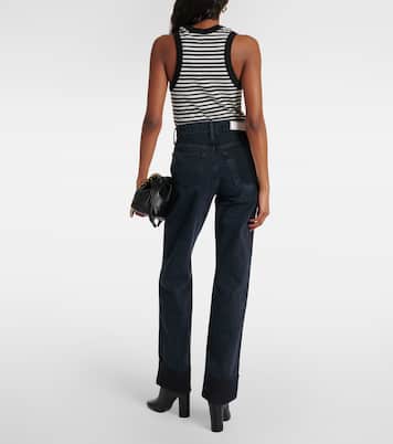 High-rise straight jeans | Re/Done