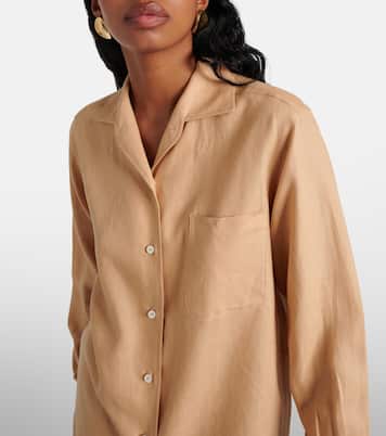 Camicia Neo André in lino | Loro Piana