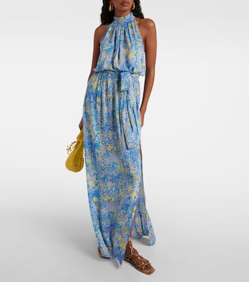 Bedrucktes Maxikleid BIanca | Poupette St Barth