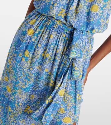 Bedrucktes Maxikleid BIanca | Poupette St Barth