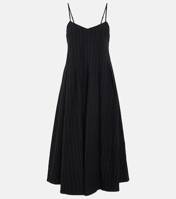 Vestido midi Kate de algodón | Asceno