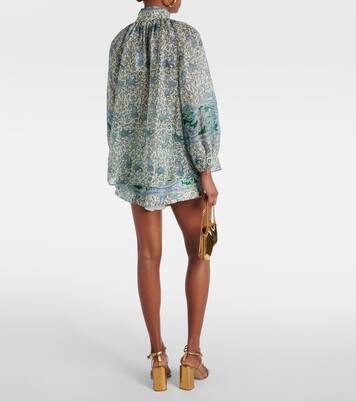 Bedruckte Bluse Ottie aus Ramie | Zimmermann