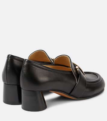 Monogram leather loafer pumps | Proenza Schouler