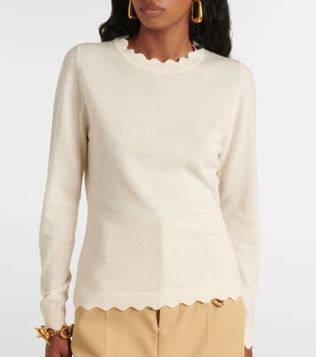 Jersey festoneado de lana y cachemir | Jardin des Orangers