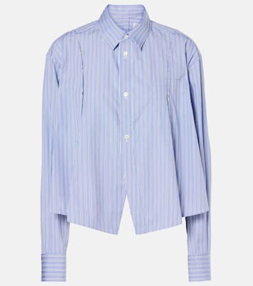 Chemise rayée en coton | Sacai