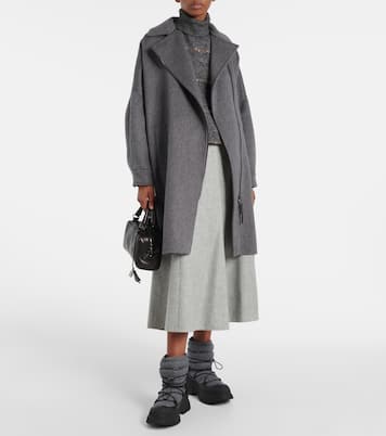 Schneestiefel mit Leder | Brunello Cucinelli