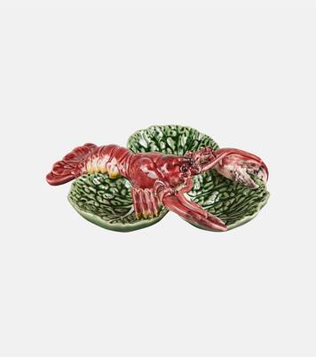 Cabbage With Lobsters Small appetizer plate | Bordallo Pinheiro