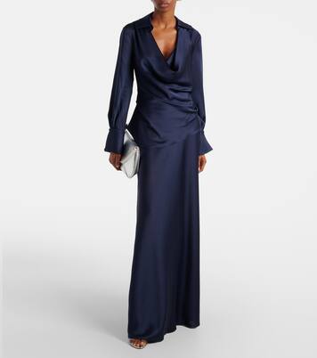 Blusa Symone in raso | Simkhai