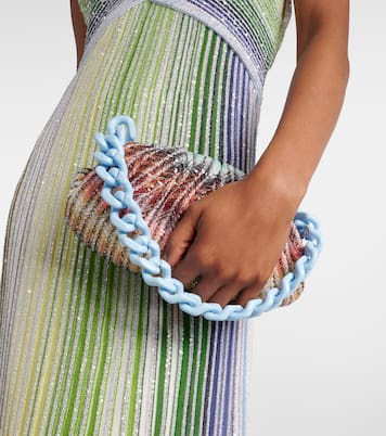 Zig Zag sequined clutch | Missoni